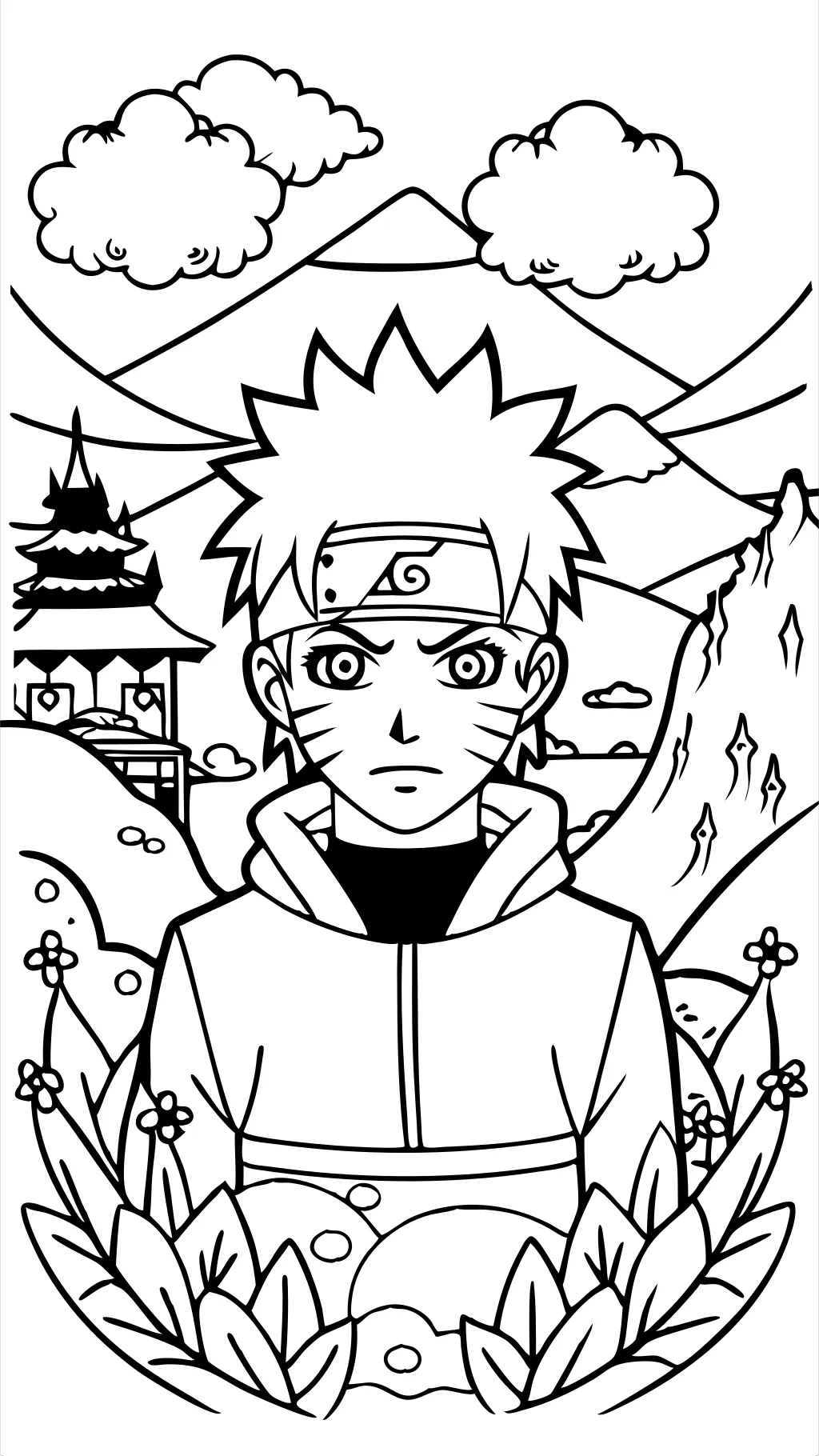 coloriage naruto shippuden